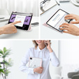 Husa pentru iPad Pro 11" 2024 (5 gen.), Dux Ducis TOBY, roz