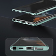 Carcasa Magnetic Dual Glass MagSafe pentru Samsung Galaxy S24 Ultra, verde