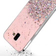 Huse pentru Samsung Galaxy J6 Plus, Glittery, roz