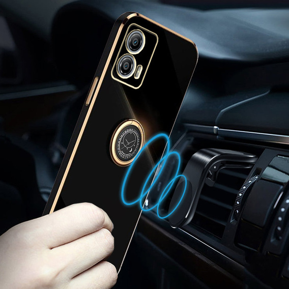 Huse pentru Motorola Moto G53 5G, Electro Ring, negru