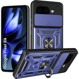 Husă blindată pentru Google Pixel 9A, CamShield Slide, albastru