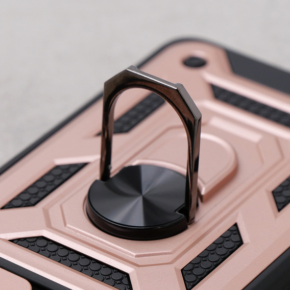 Husă blindată pentru Motorola Moto G84 5G, CamShield Slide, roz rose gold