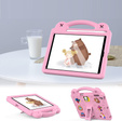 Husă pentru copii pentru iPad 9.7" 2018/2017 (6/5 gen.) / Pro 9.7" 2016, Cute Patterns, cu suport, roz