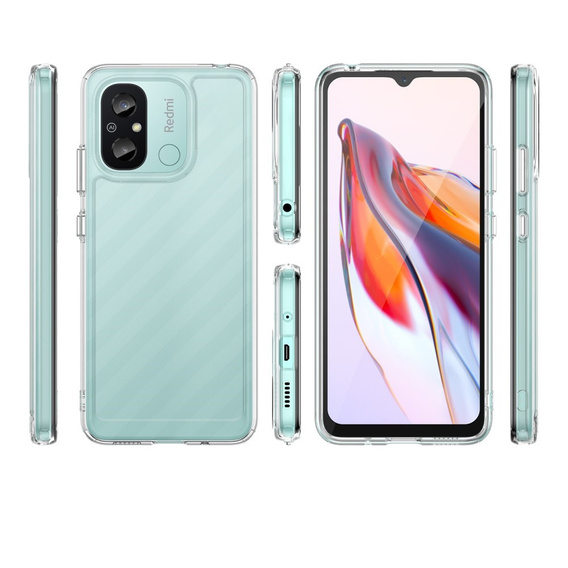 Huse pentru Xiaomi Redmi 12C, Fusion Hybrid, transparentă