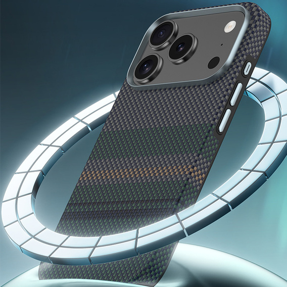 Husă BENKS Kevlar Magnetic Armor Pro Aurora 600D C070 pentru MagSafe pentru iPhone 17 Pro Max