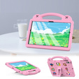 Husă pentru copii pentru Samsung Tab A8 10.5 X200 / X205, Cute Patterns, cu suport, roz