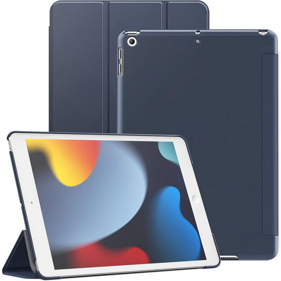 Husă pentru iPad 7/8/9 10.2 2019/2020/2021, Smartcase, albastru închis