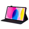 Husă pentru iPad 10.9 2022 10 Gen, Classic, cu spațiu pentru stylus, negru