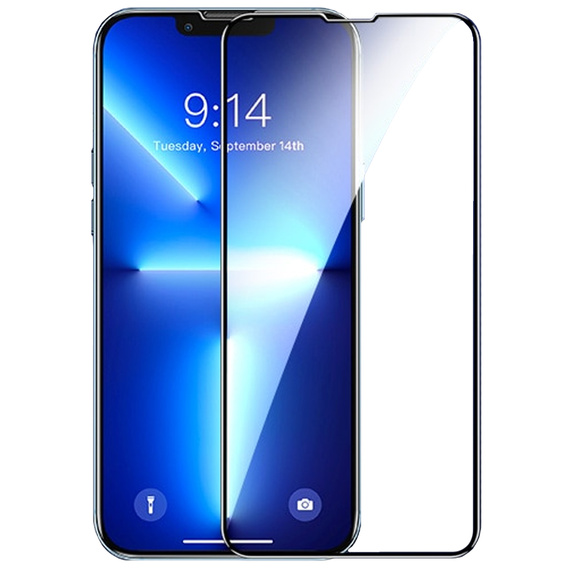Sticlă călită 3D pentru iPhone 14 Plus, negru