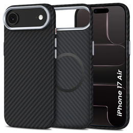 BENKS Kevlar Armor PRO Carbon Fiber 600D A068 caz pentru MagSafe pentru iPhone Air