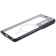 Carcasa Magnetic Dual Glass MagSafe pentru Samsung Galaxy S21 Ultra, negru