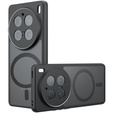 Husă pentru Vivo X200 Pro 5G, pentru MagSafe, ERBORD Matt Case, negru