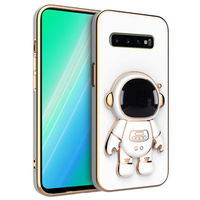 Huse pentru Samsung Galaxy S10, Astronaut, alb