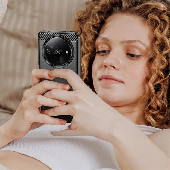 Huse pentru Xiaomi Redmi A3, Carbon, negru