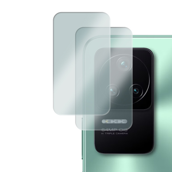 2x ERBORD sticlă călită ERBORD pentru camera pentru Xiaomi Poco F4 5G / Redmi K40S 5G