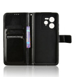Cu clapetă pentru Realme GT 7 Pro, Crazy Horse Wallet, negru