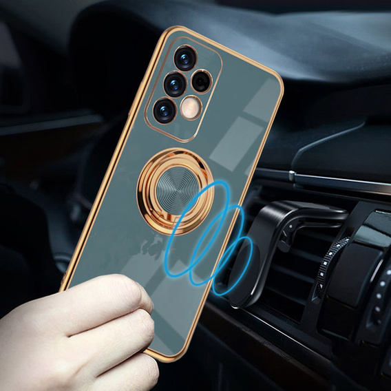 Huse pentru Samsung Galaxy A13 4G, Electro Ring, gri