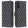 Cu clapetă pentru Samsung Galaxy A56, Wallet, BINFEN COLOR, negru