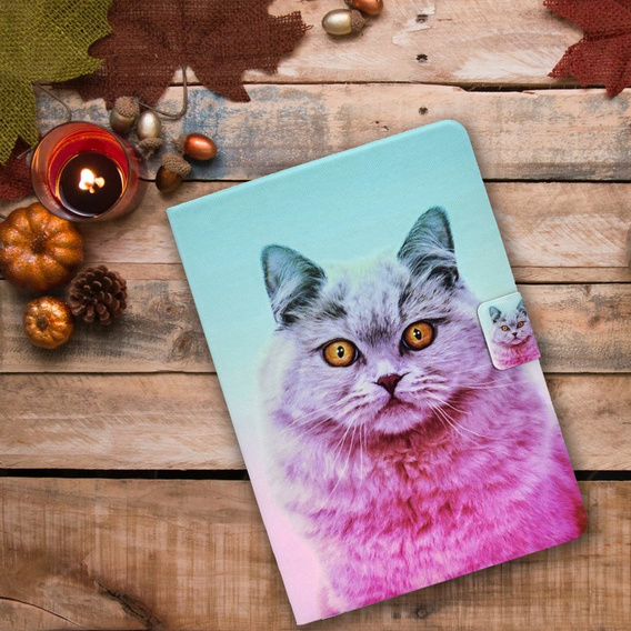 Huse pentru Samsung Galaxy Tab A9 X110 / X115, pink cat