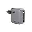 Încărcător de rețea Forcell F-Energy 45W GaN cu cablu USB-C