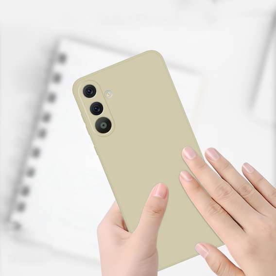 Husa pentru Samsung Galaxy A36 5G, Silicone Lite, bej