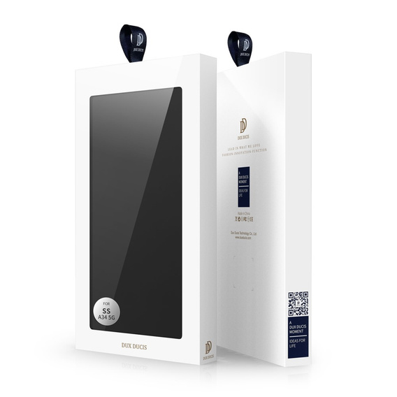Dux Ducis Huse pentru Samsung Galaxy A34 5G, Skinpro, negru