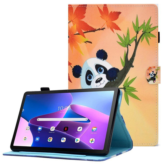 Husă pentru Lenovo Tab M10 Plus 10.6 Gen 3 TB-125F TB-128F, Smartcase, panda