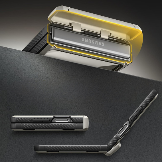 Husă cu suport magnetic pentru Samsung Galaxy Z Flip7 FE / Z Flip6