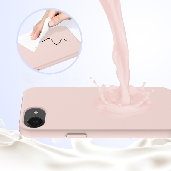 Huse pentru iPhone 16e, Silicone MagSafe, roz
