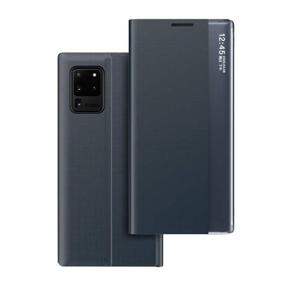 Husă cu clapetă pentru Samsung Galaxy A72 5G, Side View, albastru închis
