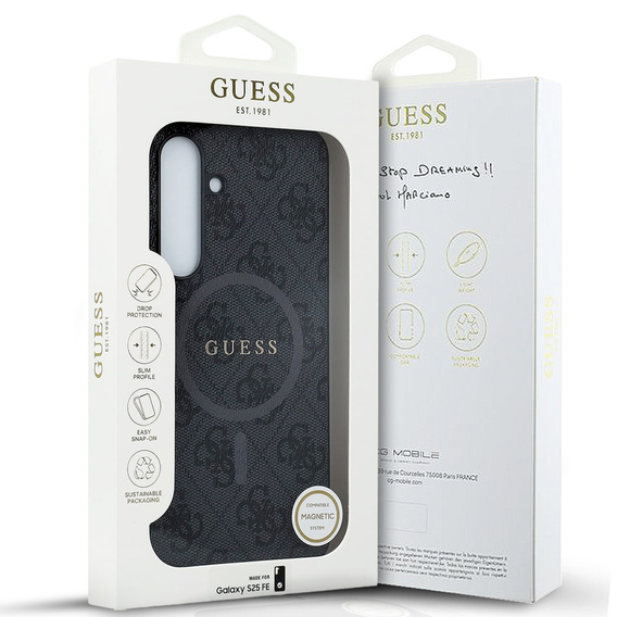 Husă GUESS 4G Ring Classic Logo pentru Samsung Galaxy S25 FE