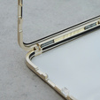 Carcasa Magnetic Dual Glass MagSafe pentru iPhone 11, de aur