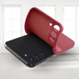 Husa pentru Samsung Galaxy S23 5G, Silicone Lite, roșu