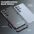 Husa LUPHIE pentru Samsung Galaxy S25 Ultra, Armor Bumper, negru