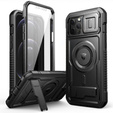 Husă blindată pentru iPhone 12 Pro Max, Dexnor CamProtect MagSafe, negru