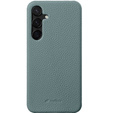 Carcasă MELKCO pentru Samsung Galaxy S24, din piele, albastru