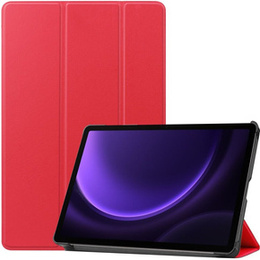 Husă pentru Samsung Galaxy Tab S9 FE, Tri-fold, roșu
