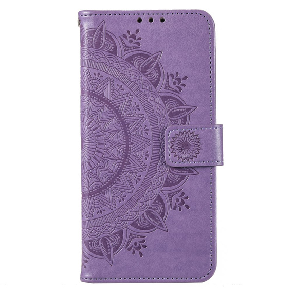 Cu clapetă pentru Motorola Moto G13 / G23, Mandala Flower, violet