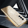 Husă pentru Samsung Galaxy Z Fold 5 5G, Mechanical Legend, de aur