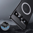 Carcasă de protecție pentru camera foto pentru Google Pixel 8 Pro, CamShield MagSafe, transparent / negru