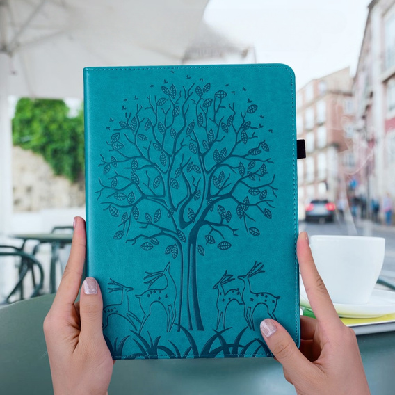 Carcasă cu clapetă pentru Huawei MatePad SE 10.4, tree, albastru