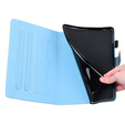Husă pentru iPad 10.2" 2021/2020/2019 (9/8/7 gen.), cu clapetă, animal, albastru