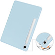 Husă pentru Samsung Galaxy Tab S10 Lite / S10 FE / S9 FE, Smartcase cu spațiu pentru stylus, albastru