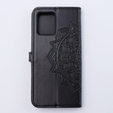 Cu clapetă pentru Motorola Moto G54 5G, Mandala, negru