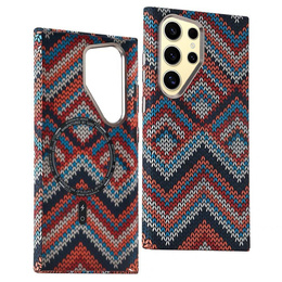 Carcasa pentru Samsung Galaxy S23 Ultra, Carbon Fiber MagSafe, multicolor
