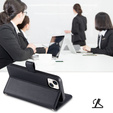 Cu clapetă pentru Xiaomi Redmi Note 13 Pro 5G, Wallet Zipper Pocket, negru