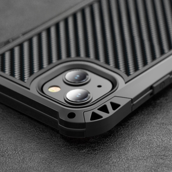 Husă pentru iPhone 13, R-JUST AMIRA, armată, negru