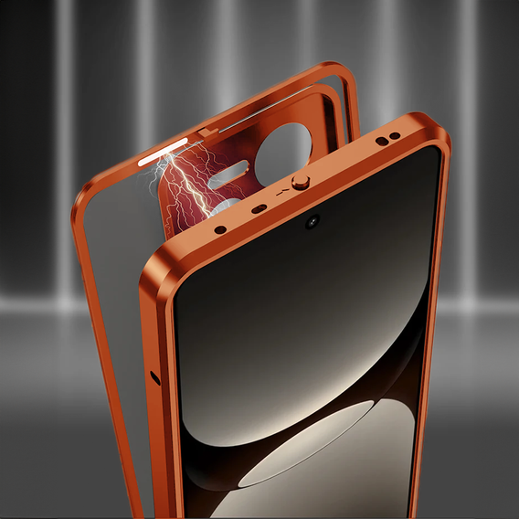 Carcasă pentru Realme GT 7 Pro, Frame Case, portocaliu