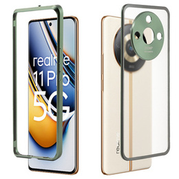 Carcasă pentru Realme 11 Pro 5G / Pro+ 5G, Frame Case, verde