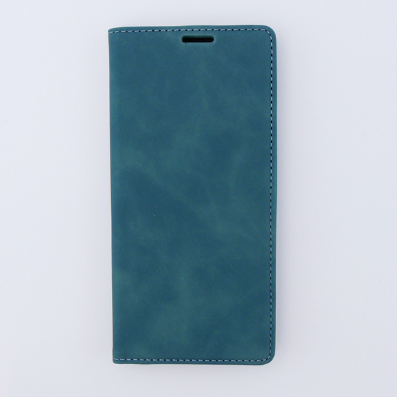 Husă pentru Xiaomi Redmi Note 12 4G, ERBORD Vintage, portofel cu clapetă, albastru